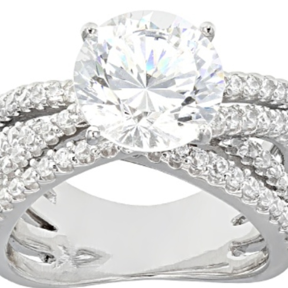 Bella Luce ring 6.0 CTW .925 Sterling SZ 10 - Picture 2 of 3